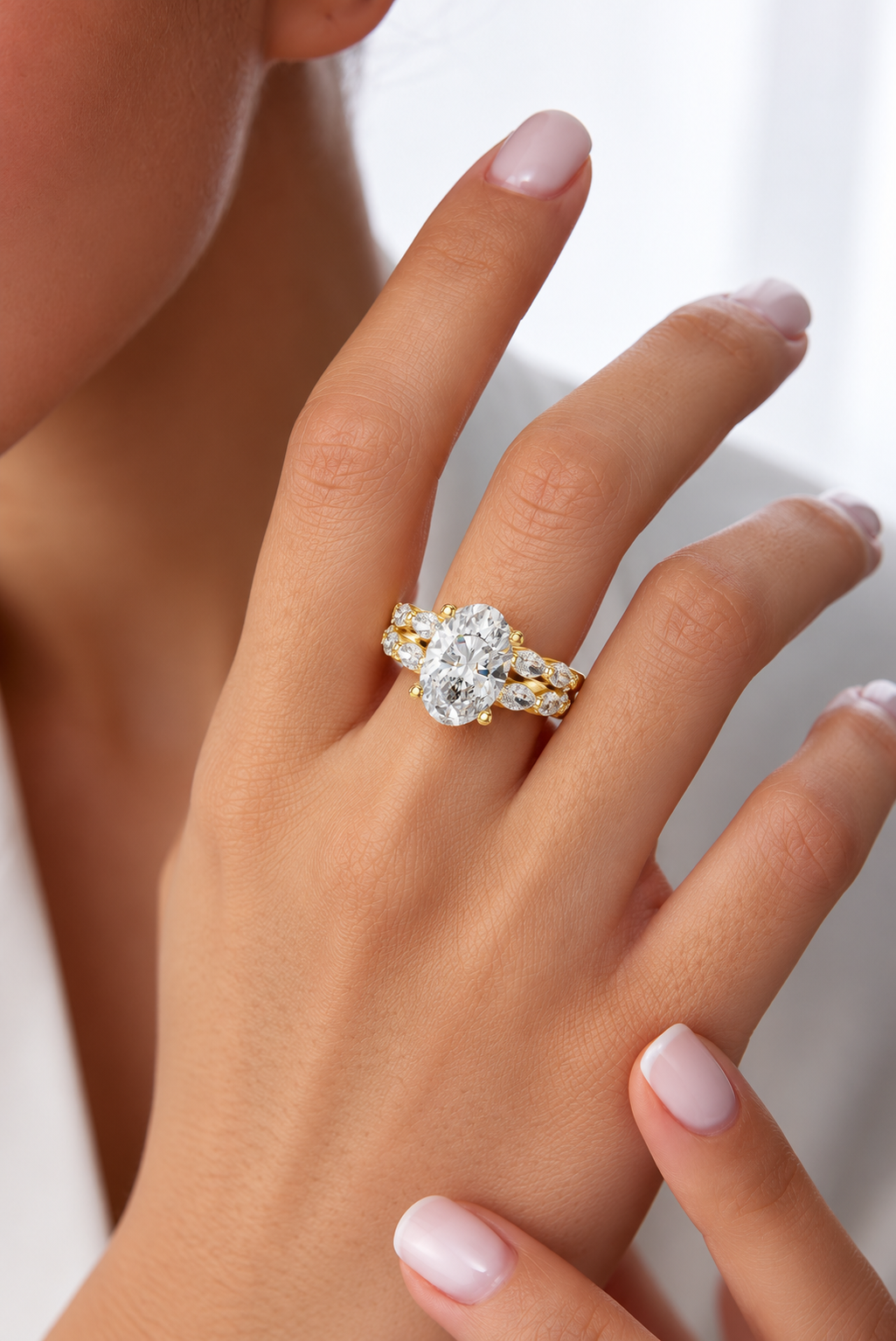 Premium Princess Cut Diamond Solitaire Ring for Women