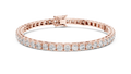 Radiant Circle Diamond Bracelet