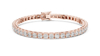 Radiant Circle Diamond Bracelet