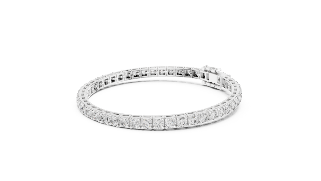 Radiant Circle Diamond Bracelet