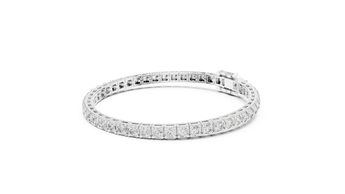 Radiant Circle Diamond Bracelet