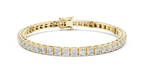 Radiant Circle Diamond Bracelet