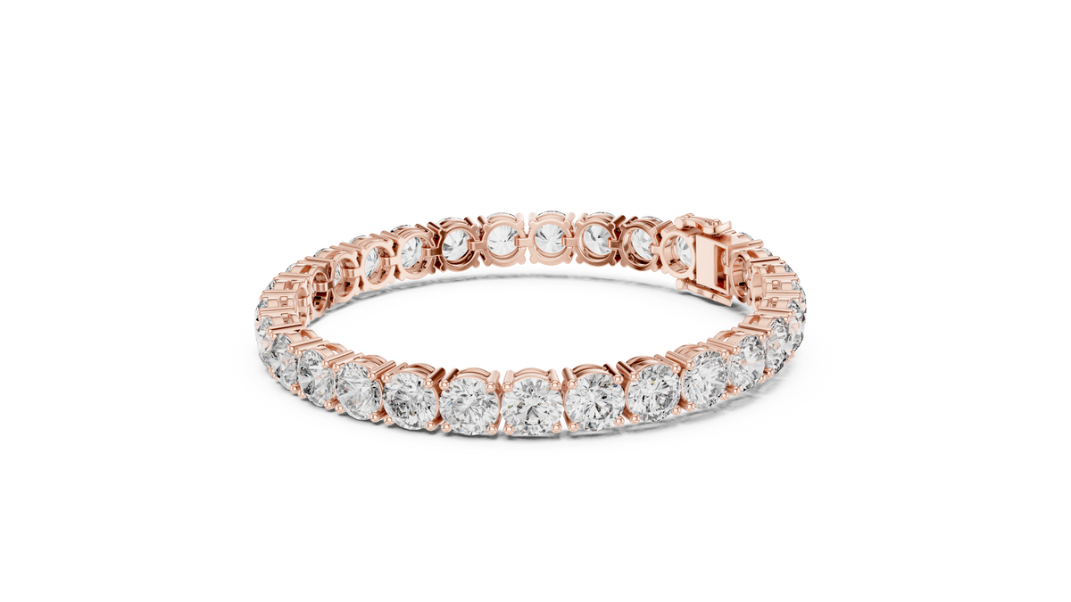 Luxury Round Diamond Bracelet