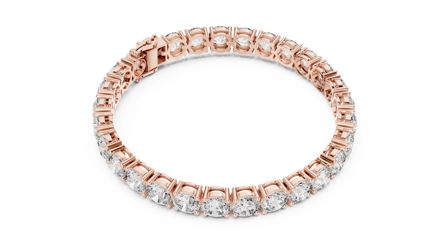 Luxury Round Diamond Bracelet