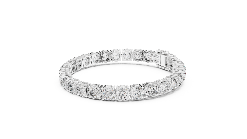 Luxury Round Diamond Bracelet