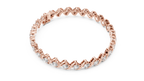 Fluid Curve Diamond Bracelet