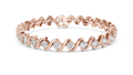 Fluid Curve Diamond Bracelet
