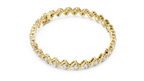Fluid Curve Diamond Bracelet