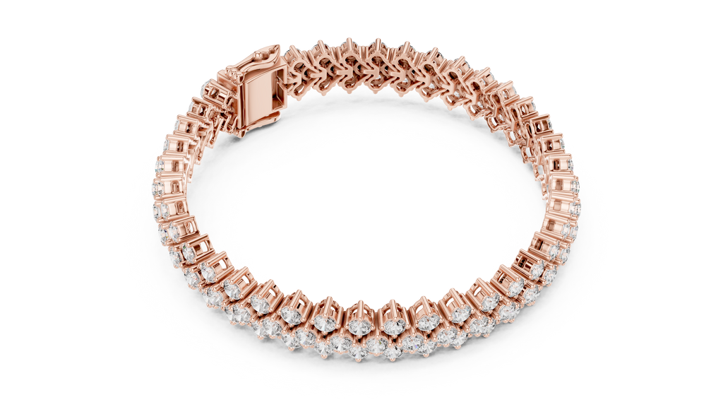 Luxury Multi-Line Diamond Bracelet