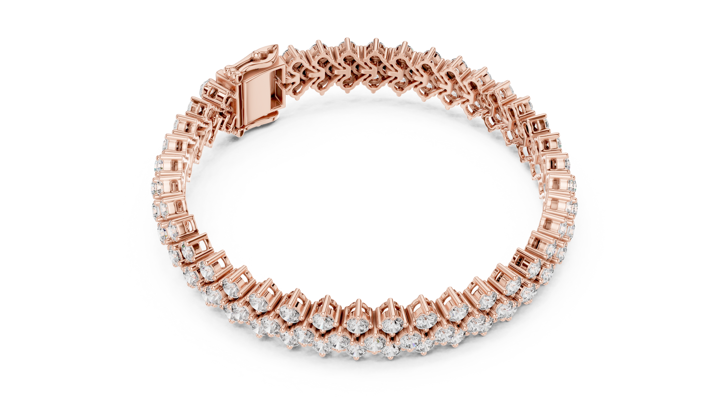 Luxury Multi-Line Diamond Bracelet