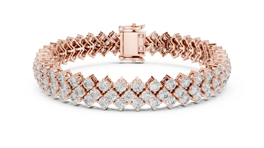 Luxury Multi-Line Diamond Bracelet