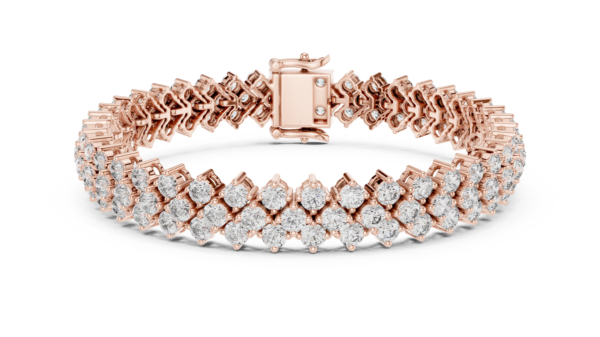 Luxury Multi-Line Diamond Bracelet