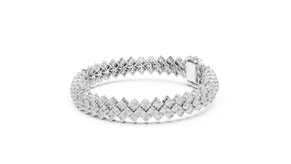 Luxury Multi-Line Diamond Bracelet