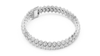 Luxury Multi-Line Diamond Bracelet