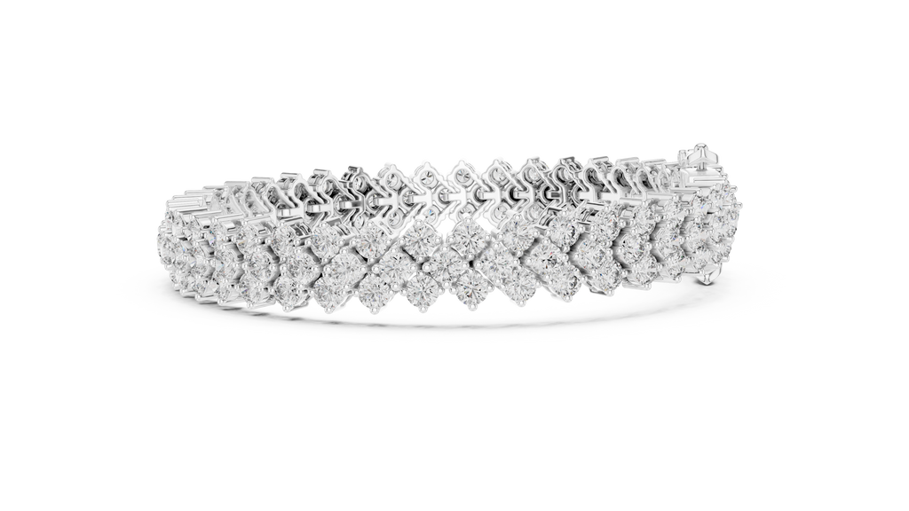 Luxury Multi-Line Diamond Bracelet