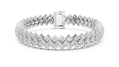 Luxury Multi-Line Diamond Bracelet