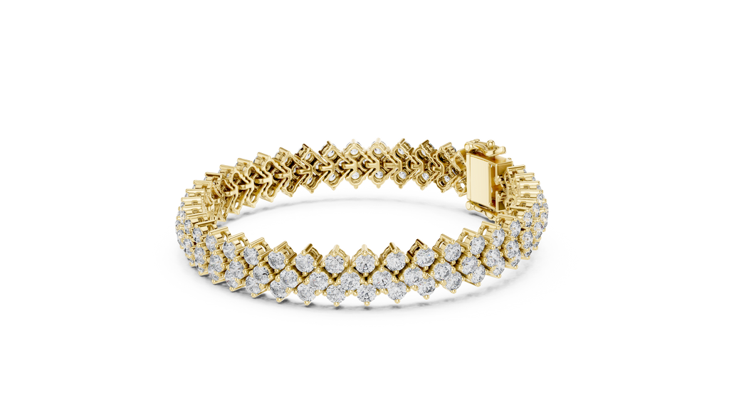 Luxury Multi-Line Diamond Bracelet