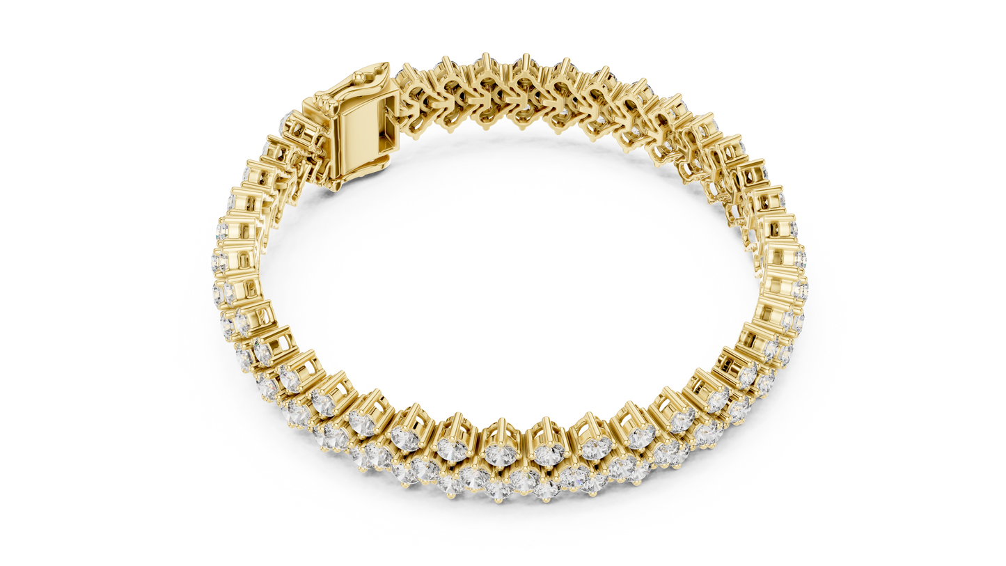 Luxury Multi-Line Diamond Bracelet