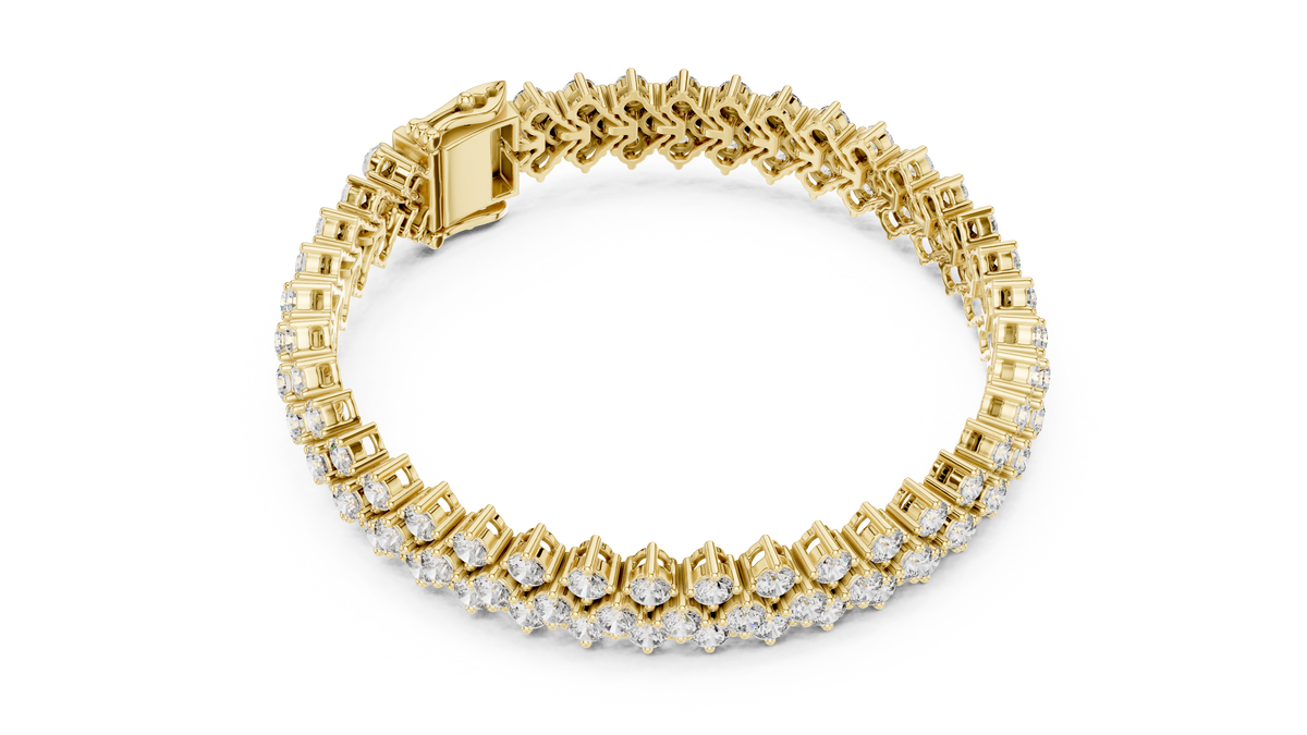 Luxury Multi-Line Diamond Bracelet