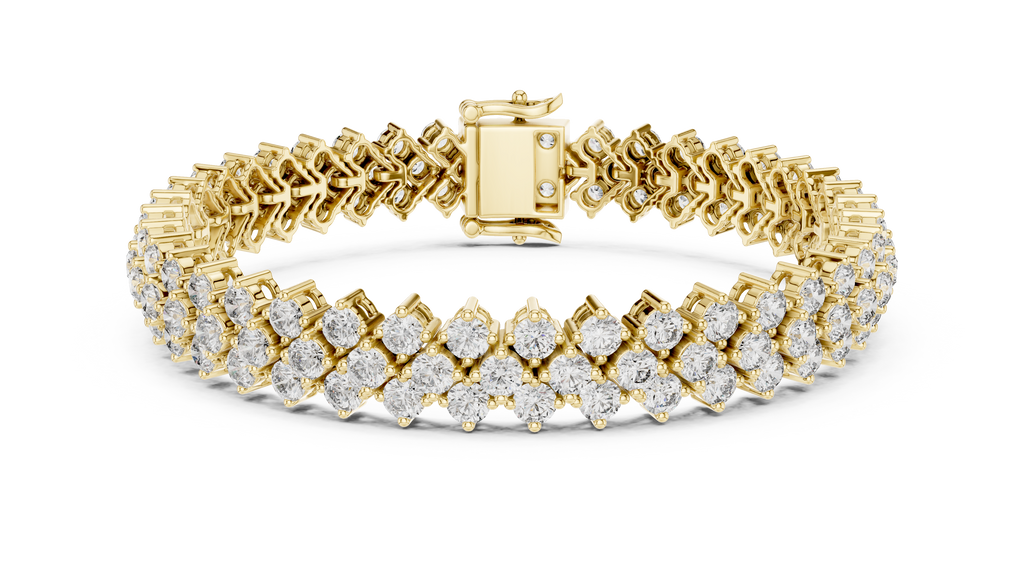 Luxury Multi-Line Diamond Bracelet
