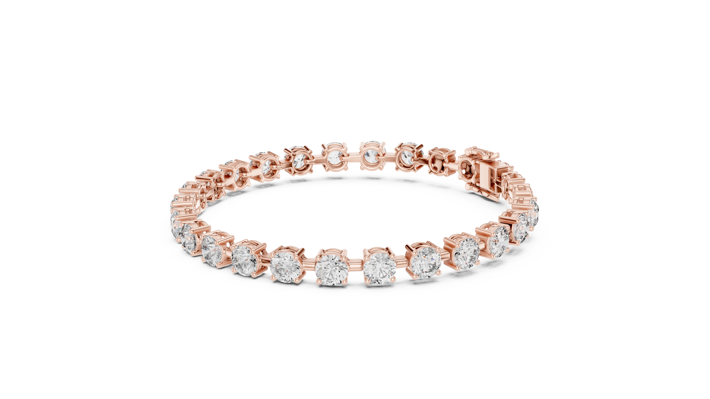 Classic Round Diamond Tennis Bracelet