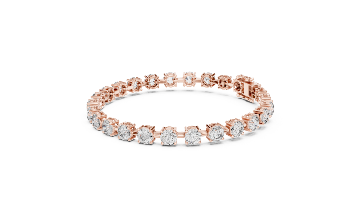 Classic Round Diamond Tennis Bracelet
