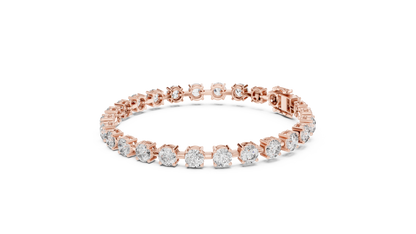 Classic Round Diamond Tennis Bracelet
