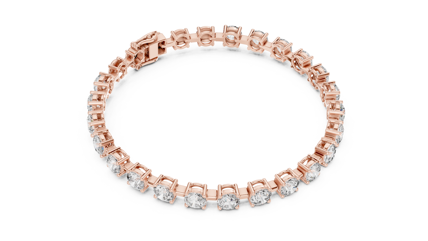Classic Round Diamond Tennis Bracelet