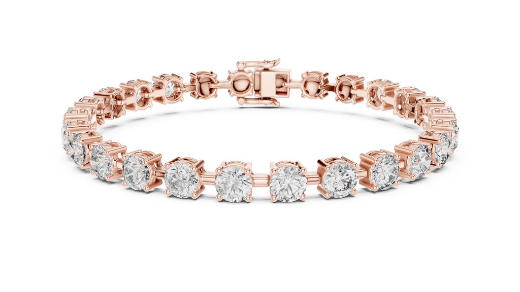 Classic Round Diamond Tennis Bracelet
