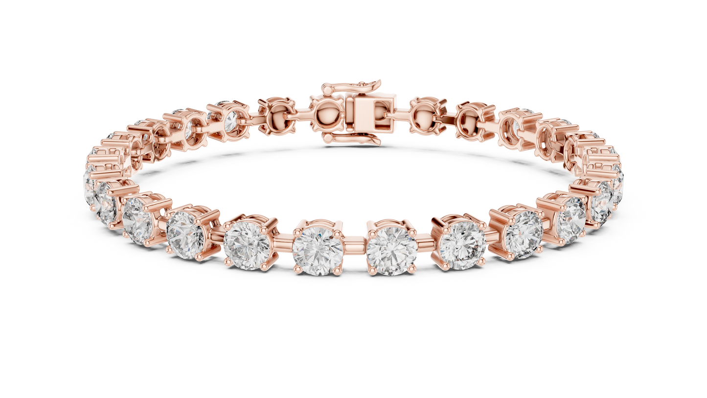 Classic Round Diamond Tennis Bracelet