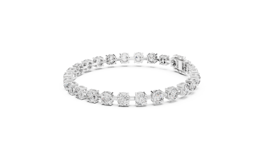 Classic Round Diamond Tennis Bracelet