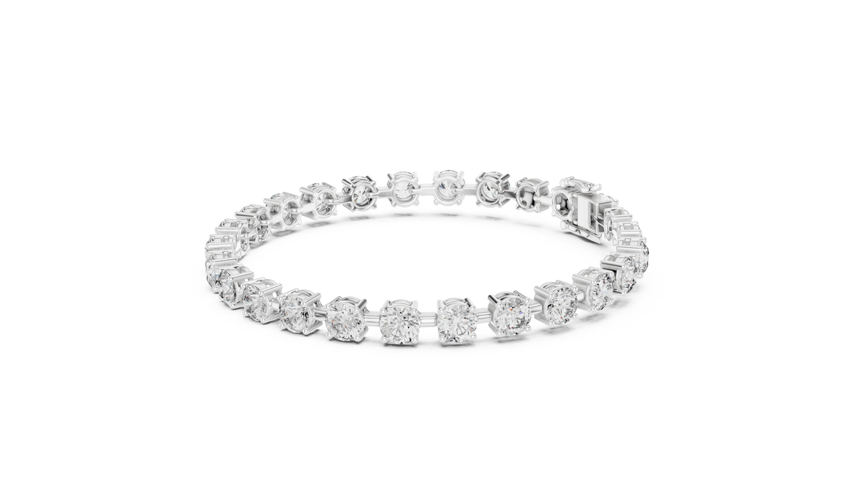 Classic Round Diamond Tennis Bracelet