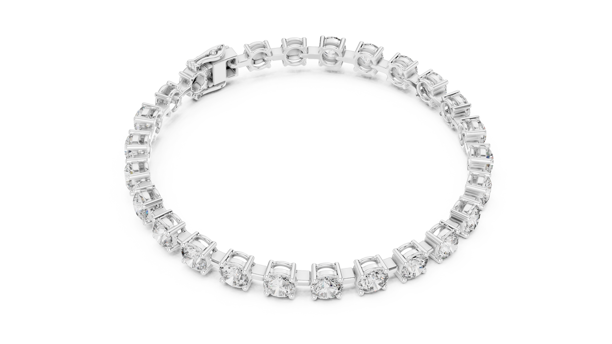 Classic Round Diamond Tennis Bracelet