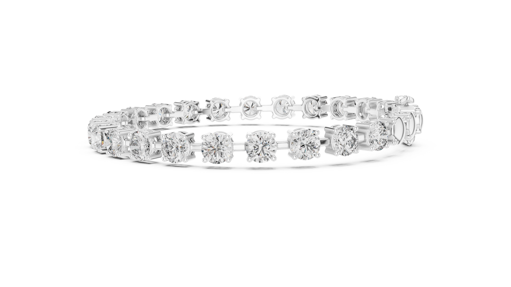 Classic Round Diamond Tennis Bracelet
