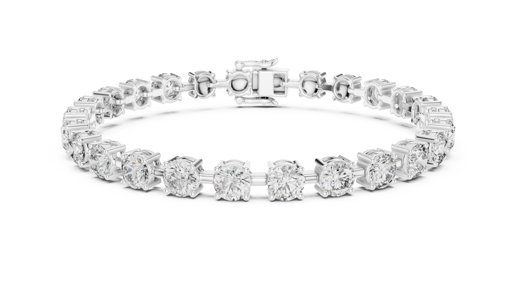 Classic Round Diamond Tennis Bracelet