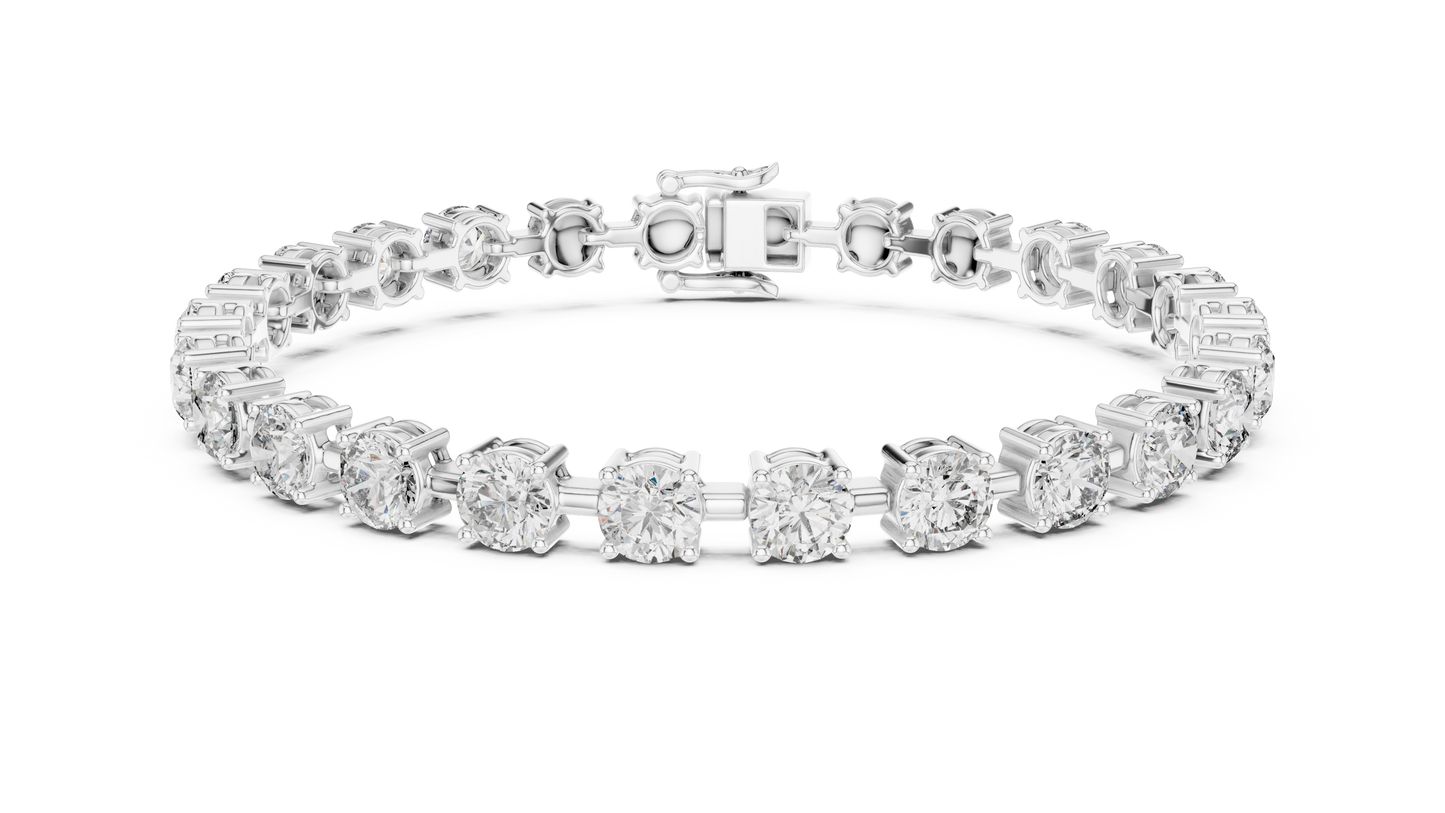 Classic Round Diamond Tennis Bracelet