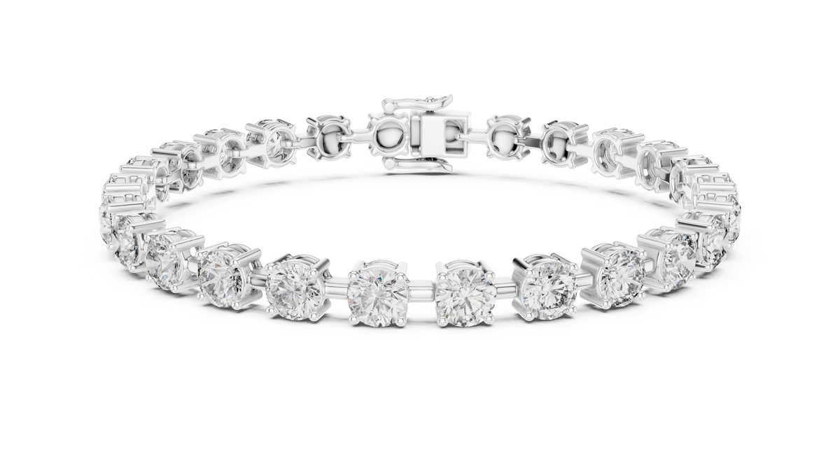 Classic Round Diamond Tennis Bracelet