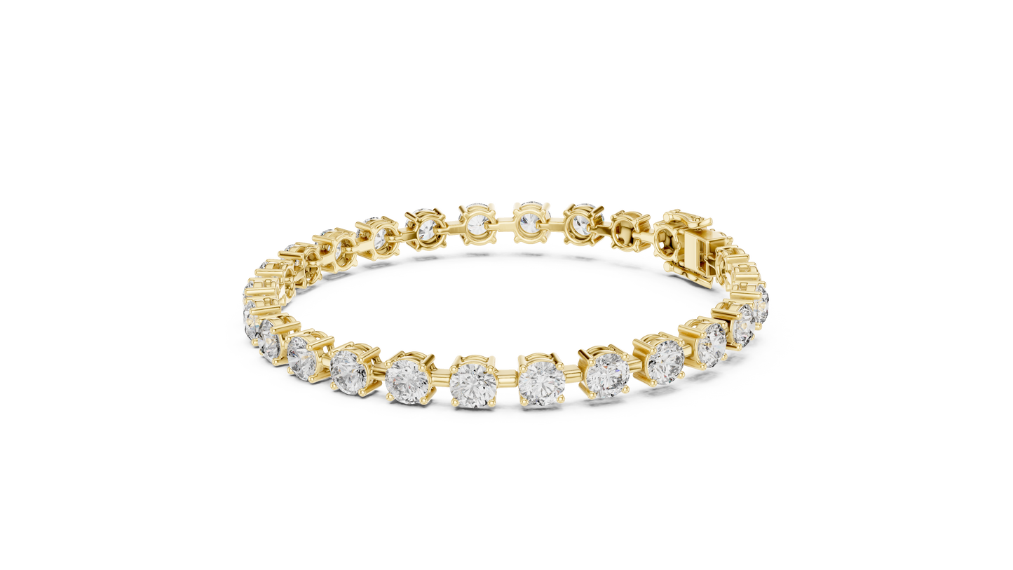 Classic Round Diamond Tennis Bracelet