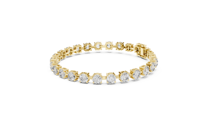 Classic Round Diamond Tennis Bracelet