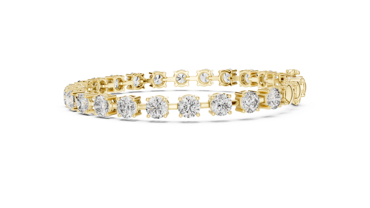 Classic Round Diamond Tennis Bracelet