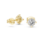Round Brilliant Diamond Stud Earrings