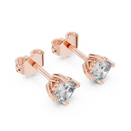 Timeless Round Brilliant Diamond Studs