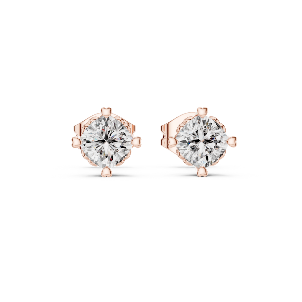 Timeless Round Brilliant Diamond Studs