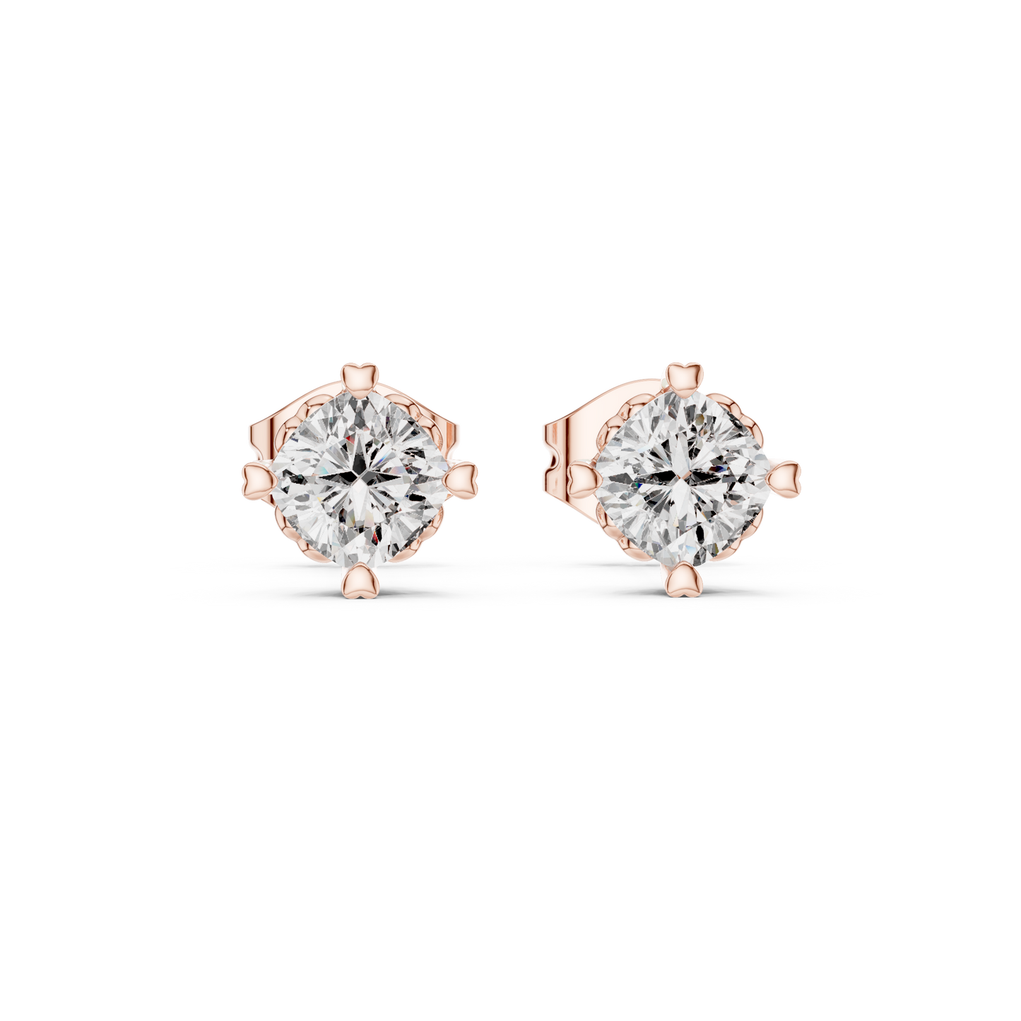 Timeless Round Brilliant Diamond Studs