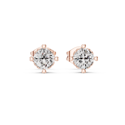 Timeless Round Brilliant Diamond Studs