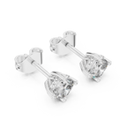 Timeless Round Brilliant Diamond Studs