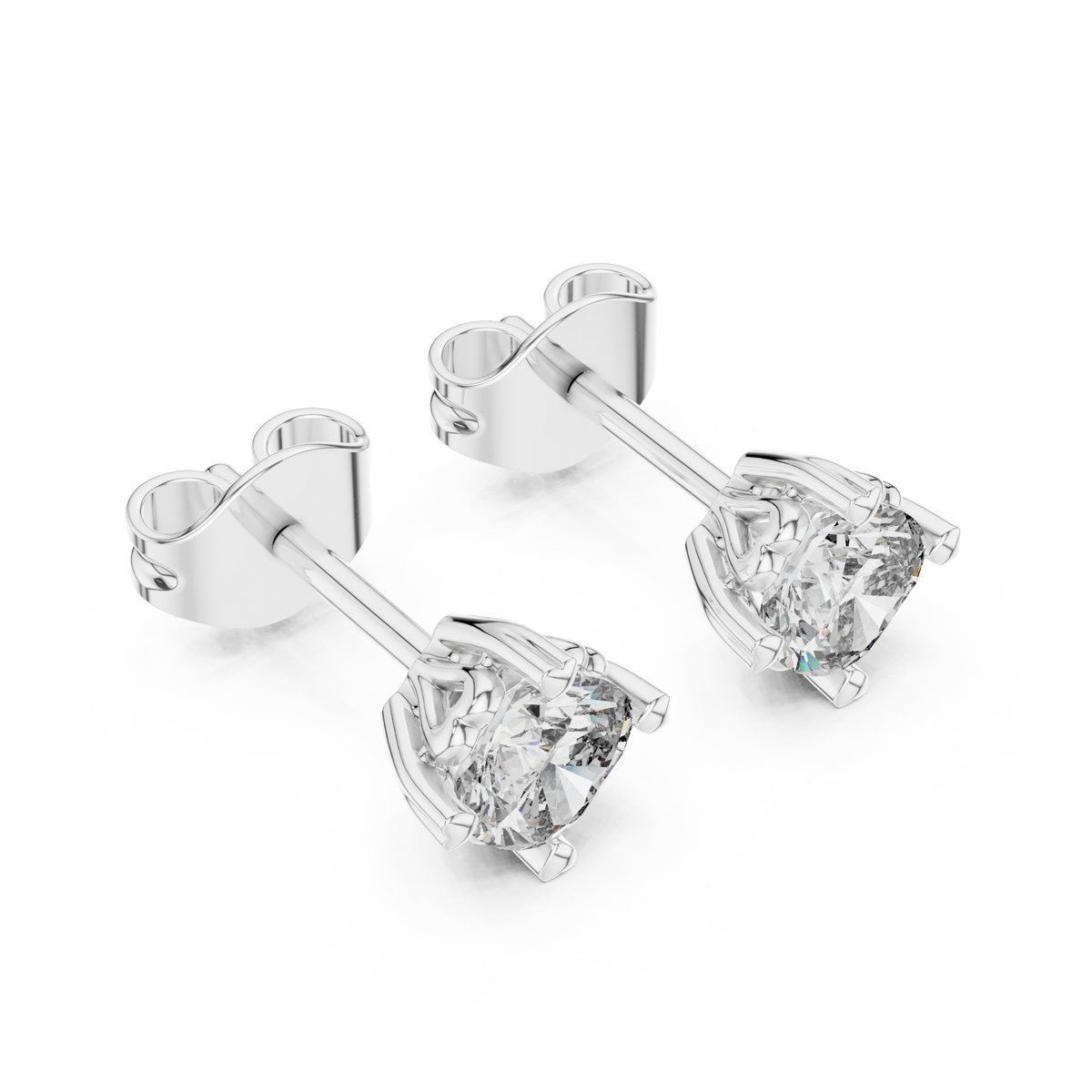 Timeless Round Brilliant Diamond Studs