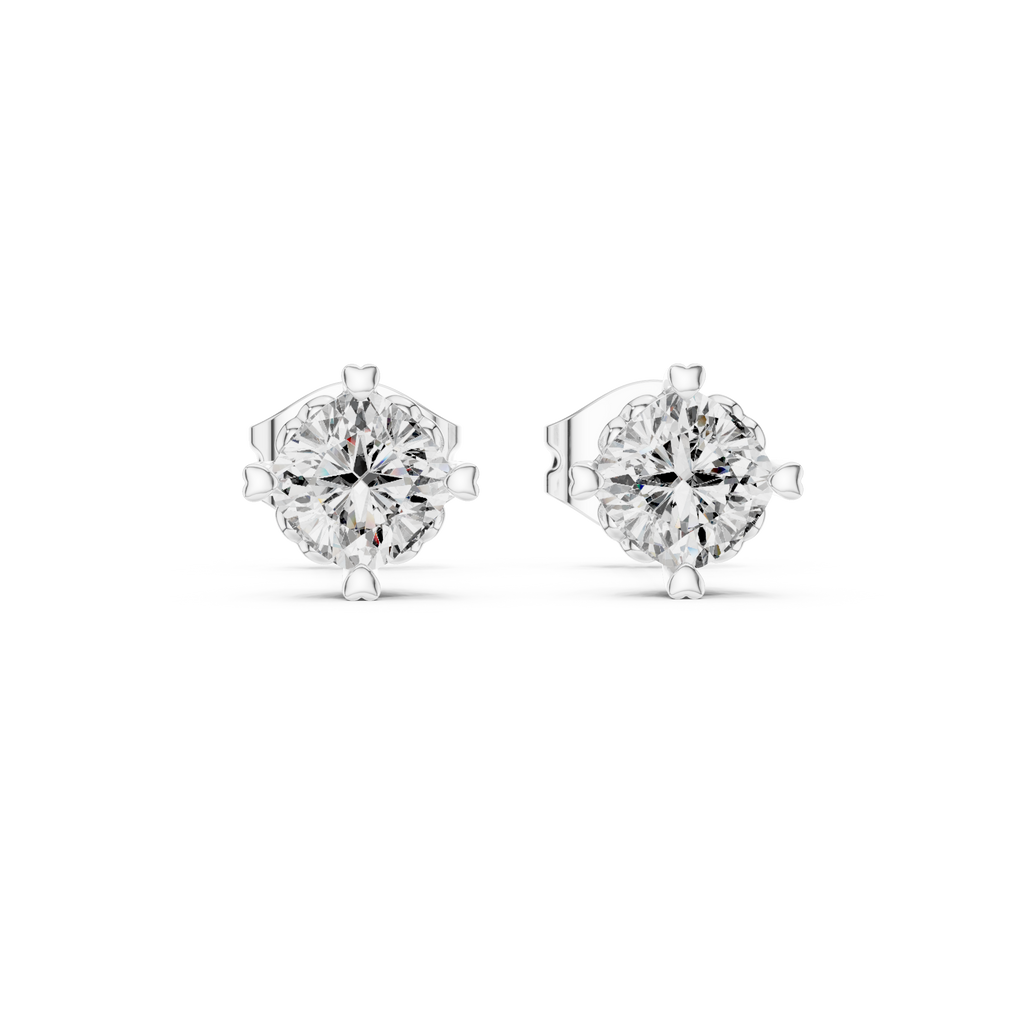 Timeless Round Brilliant Diamond Studs