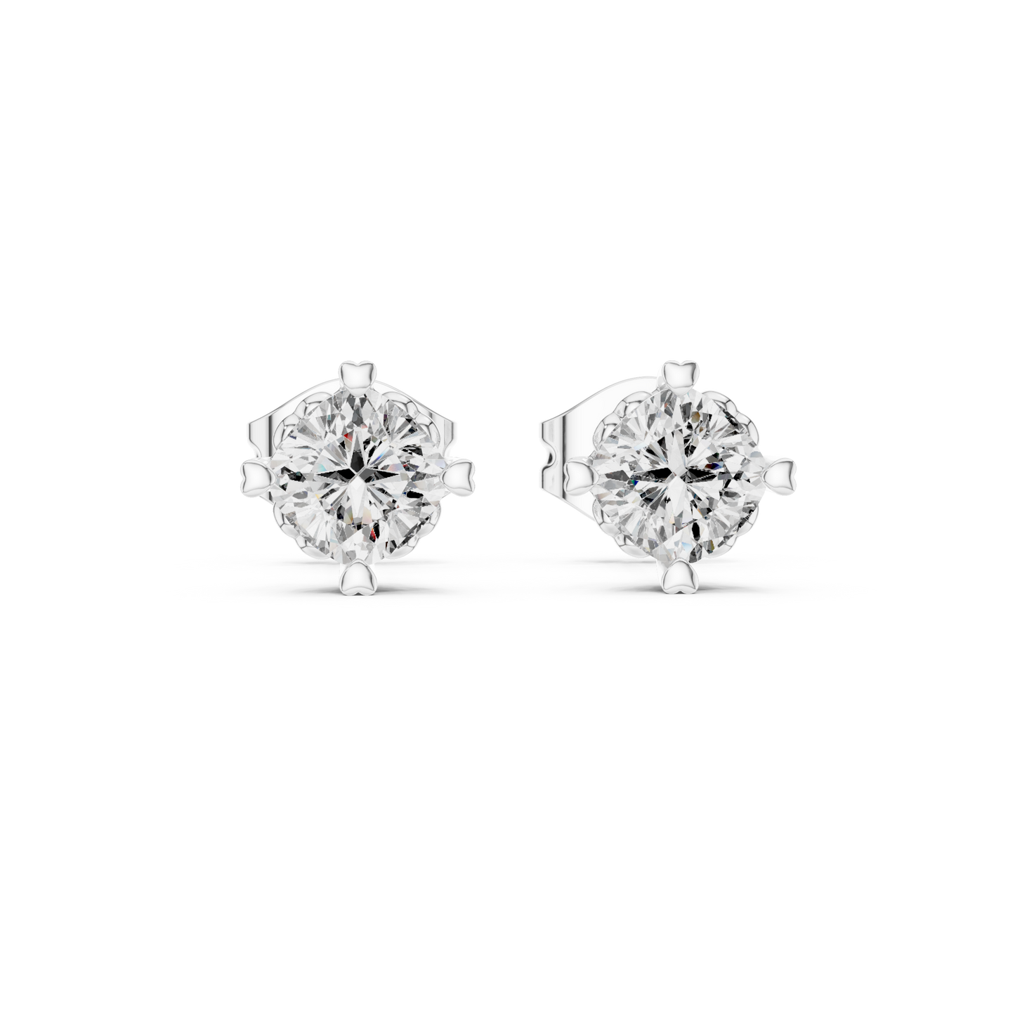 Timeless Round Brilliant Diamond Studs