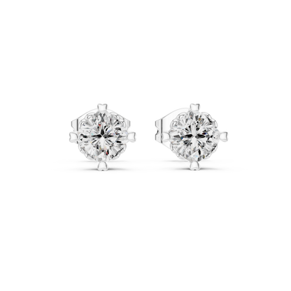 Timeless Round Brilliant Diamond Studs